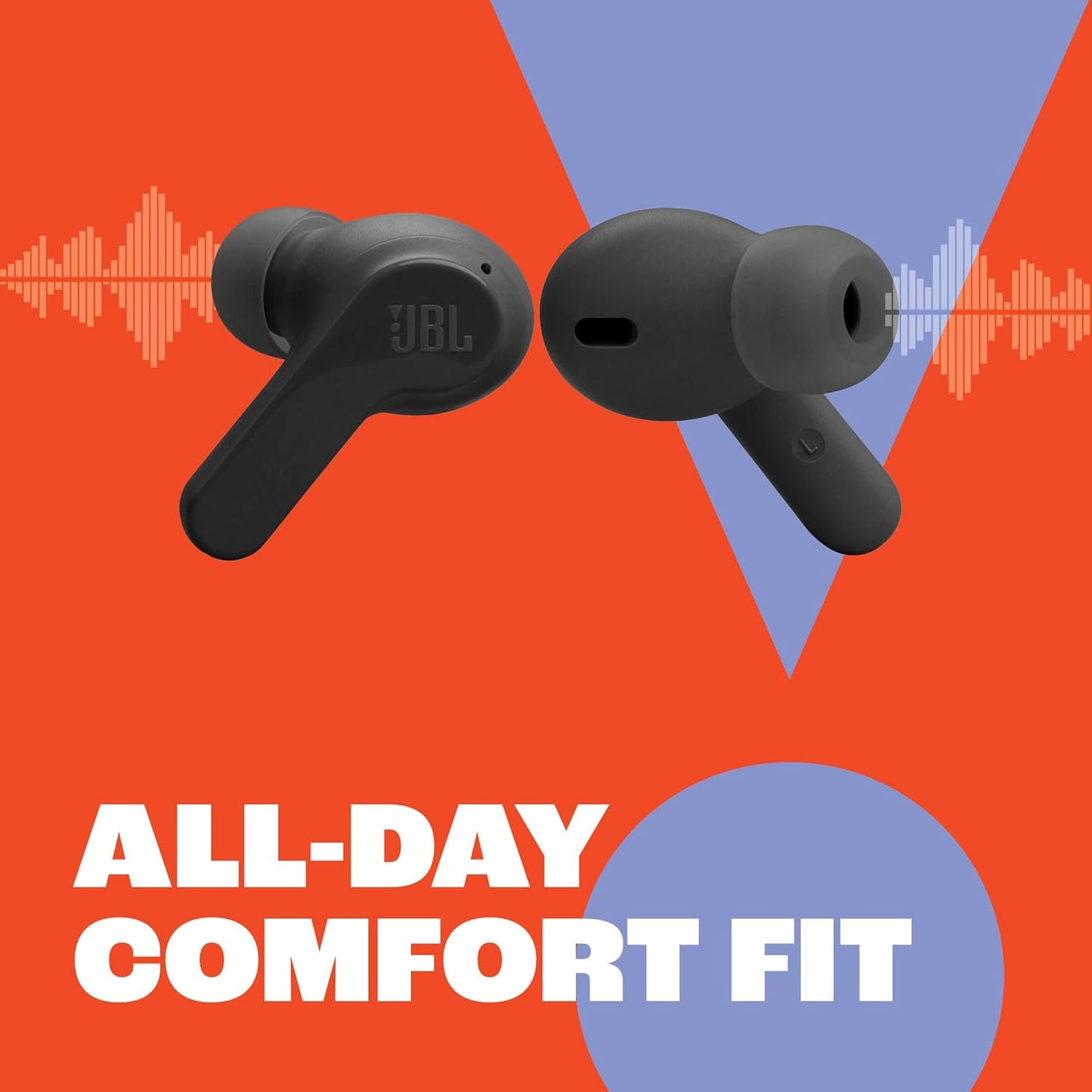 JBL Vibe Beam -Wireless Deep Bass Earbuds,Bluetooth 5.2,Water&Dust Resistant,Hands-free,32H battery