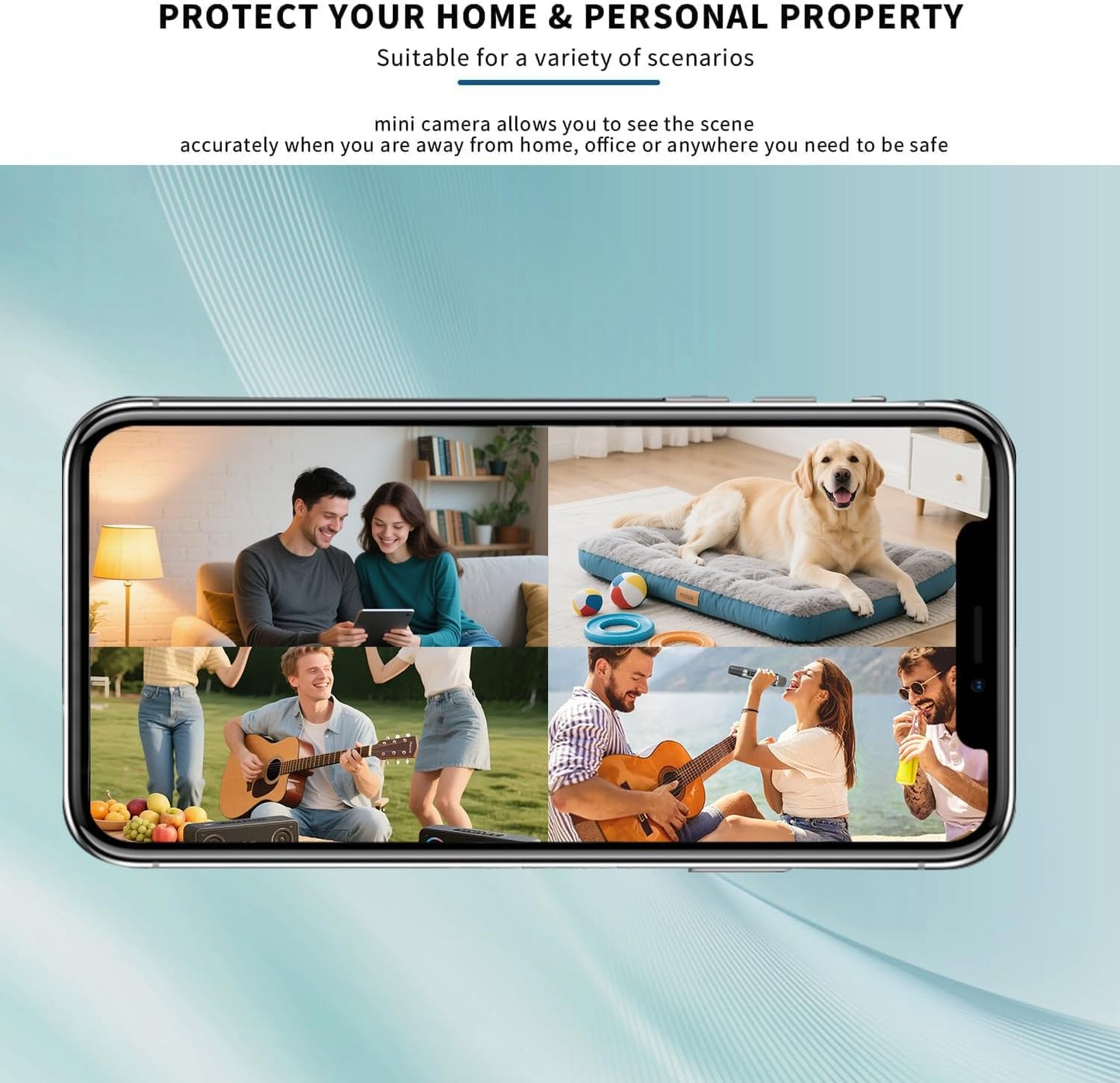 Hidden Camera Mini Spy Camera WiFi 1080P, Wireless Indoor, Night Vision & Motion Detection