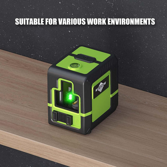 Laser level - vertical & horizontal measurement, 1200 mAh lithium battery, 10Hour standby
