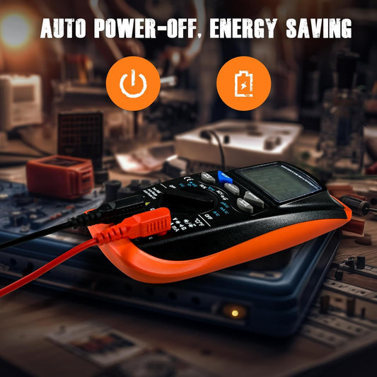 Digital Multimeter, TRMS 6000 Counts Volt Meter Ohmmeter Auto-Ranging Tester, Voltage Current