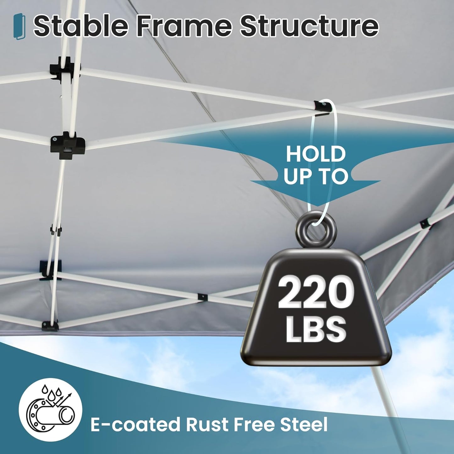 Pop Up Canopy Tent Instant Shelter, Portable Outdoor Sun Shade 10x10 with Sidewalls