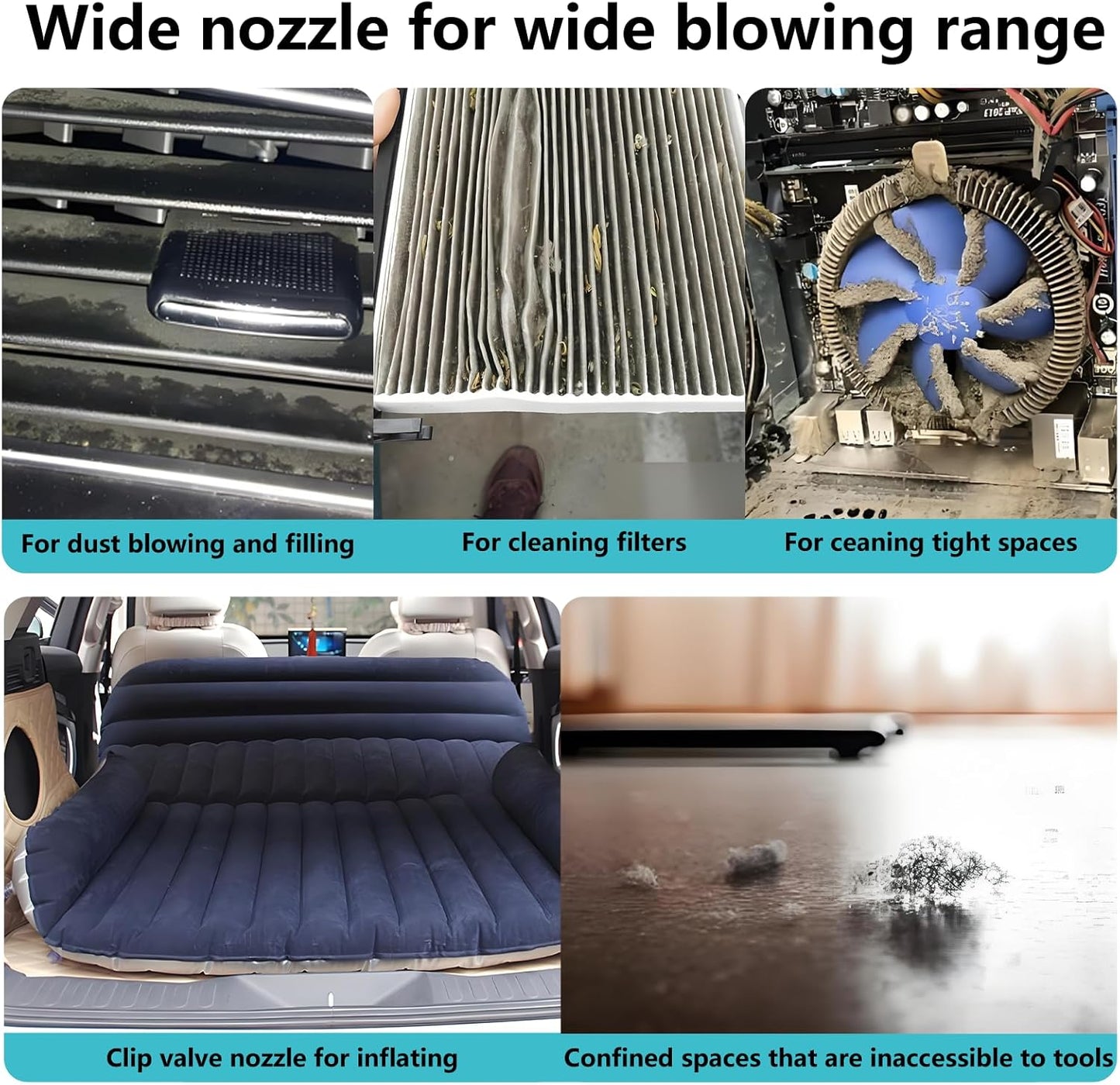 Mini Blower for Makita18V Battery,140000 RPM Brushless,Electric Leaf Blowers, Compressed Air Duster(Tool only)