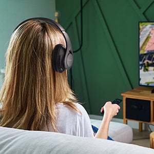 Bluetooth Headphones, 60H Playtime, Bluetooth 5.0,Built-in Mic, Foldable Wired Wireless Headset