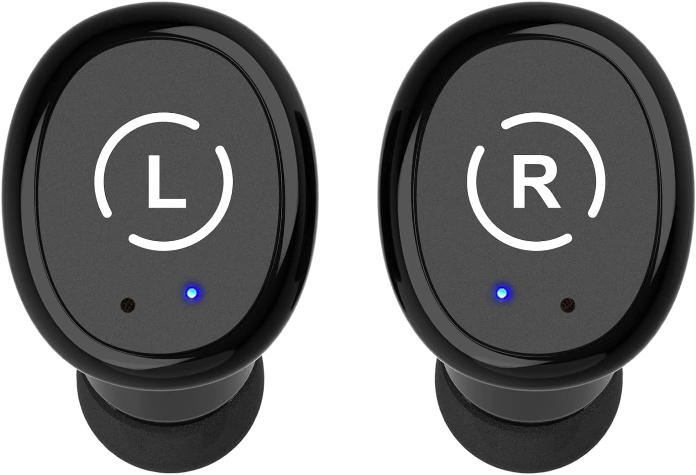 Wireless Earbuds Bluetooth 5.0 Light-Weight, Touch Control, Wireless Charging Case IPX8 Waterproof