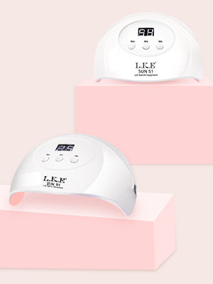 UV Light for Nails, Nail Dryer 72 W Professional Nail UV Light for Gel Polish with 3 Timers