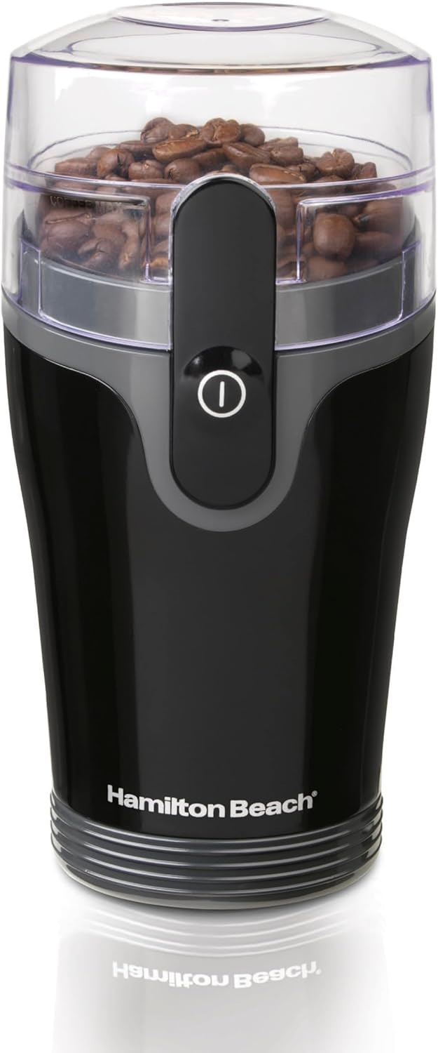 Hamilton Beach Electric Coffee Grinder for Beans, Spices and More, Stainless Steel Blades