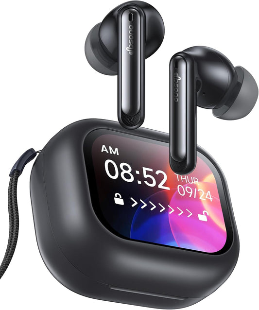 Wireless Bluetooth 5.4 Earbuds TWS, 13mm Driver Hi-Fi Deep Bass,30H Playtime, Touchscreen, Mic,IPX5