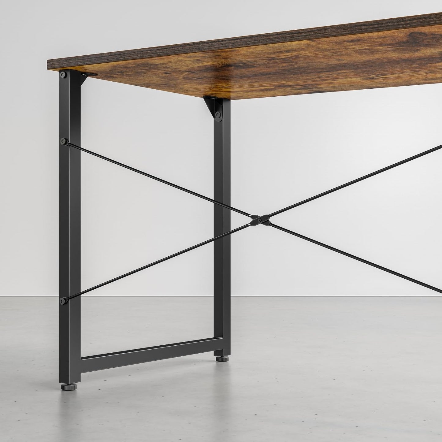 Computer Desk, 32 in Small Home Office Desk, Deep Brown