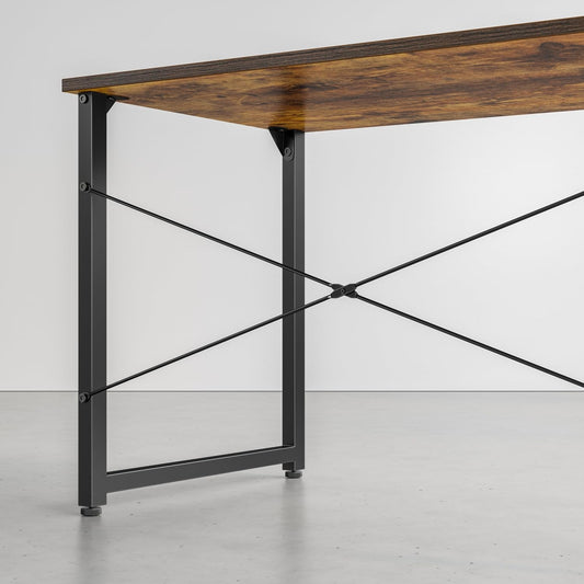 Computer Desk, 32 in Small Home Office Desk, Deep Brown