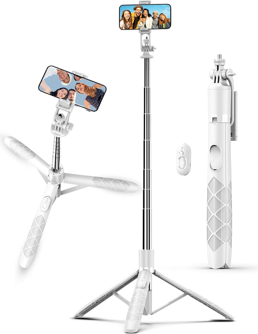 71" Phone Tripod &amp; Selfie Stick, Extendable,&nbsp; Wireless Remote, 360° Rotation
