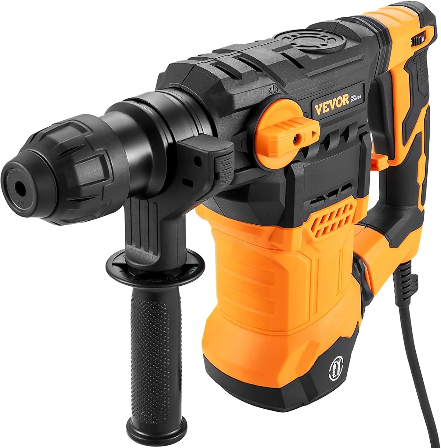1-1/4 In 13 Amp SDS-Plus Rotary Hammer Corded Drill, w/Vibration Control &amp; Safety Clutch, Variable Speed, For Concret