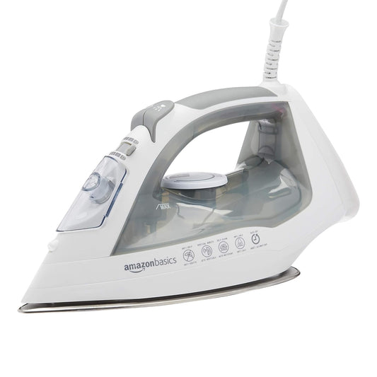 1700W Steam Iron, Auto Shut-Off, Handheld Garment Steamer, Stainless Steel Soleplate, Anti-Drip