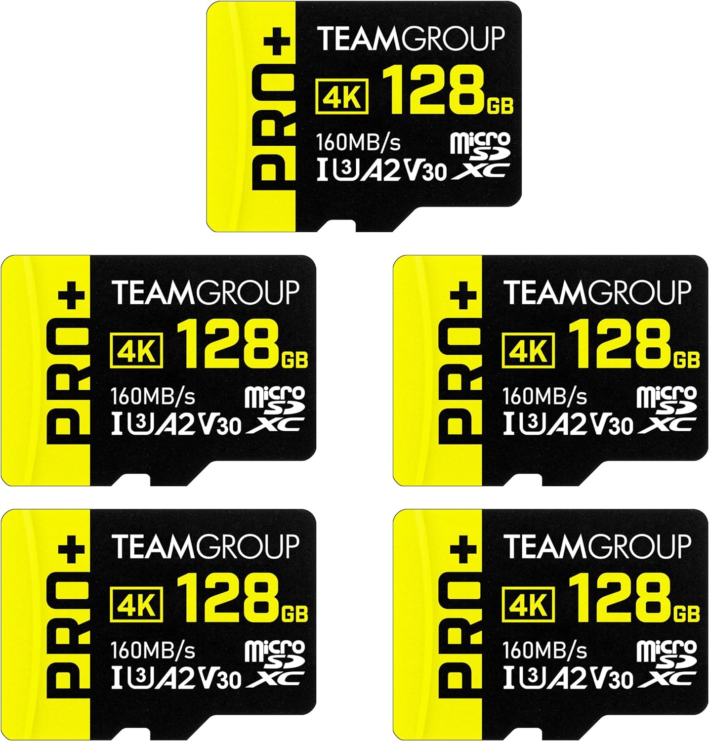 128 GB Memory card U3, 160 MB/s