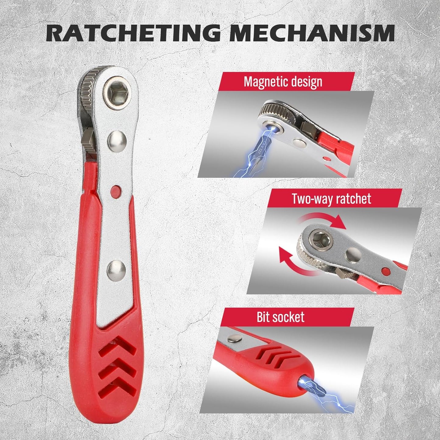 260Pcs Precision Screwdriver Bits, Magnetic Security Bits, Nut Driver, Ratchet Wrench &amp; Bits Holder