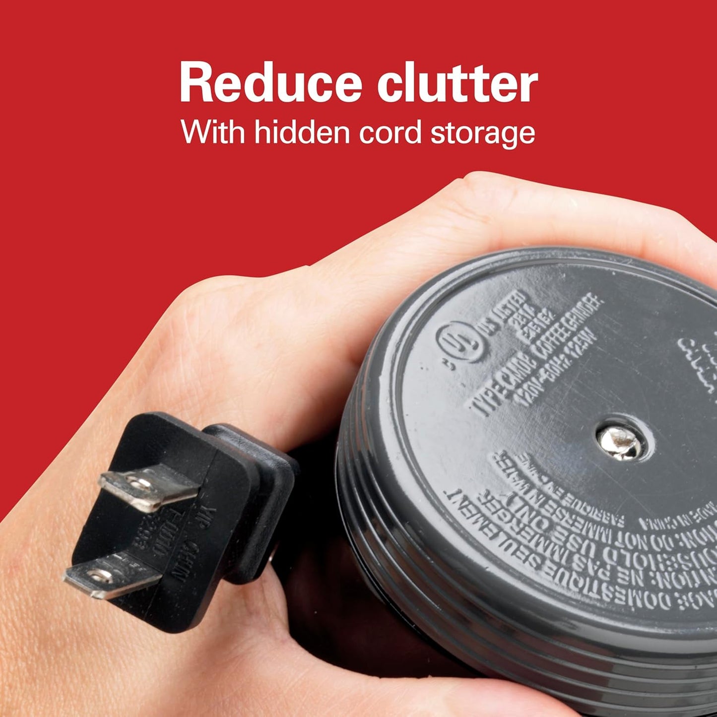 Hamilton Beach Electric Coffee Grinder for Beans, Spices and More, Stainless Steel Blades