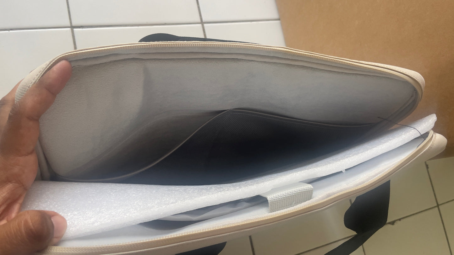 15.6" Laptop Bag Sleeve All Weather Cushioned, Scratch-Proof Interior