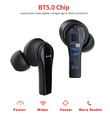 Original Lenovo QT82 Bluetooth Earphones True Wireless Earbuds Touch Control Stereo With Mic