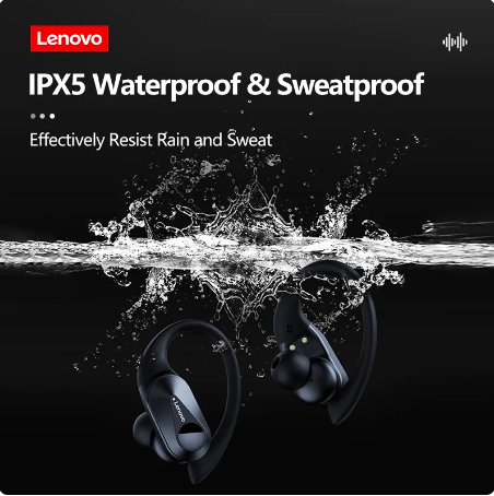 Lenovo LP75 Bluetooth 5.3 Earphones TWS Wireless Sport LED Display HiFi Stereo Gaming