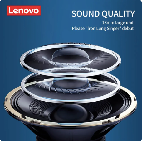 Lenovo Original HT38 Bluetooth 5.0 TWS Wireless Earphone Waterproof Noise Reduction With Mic