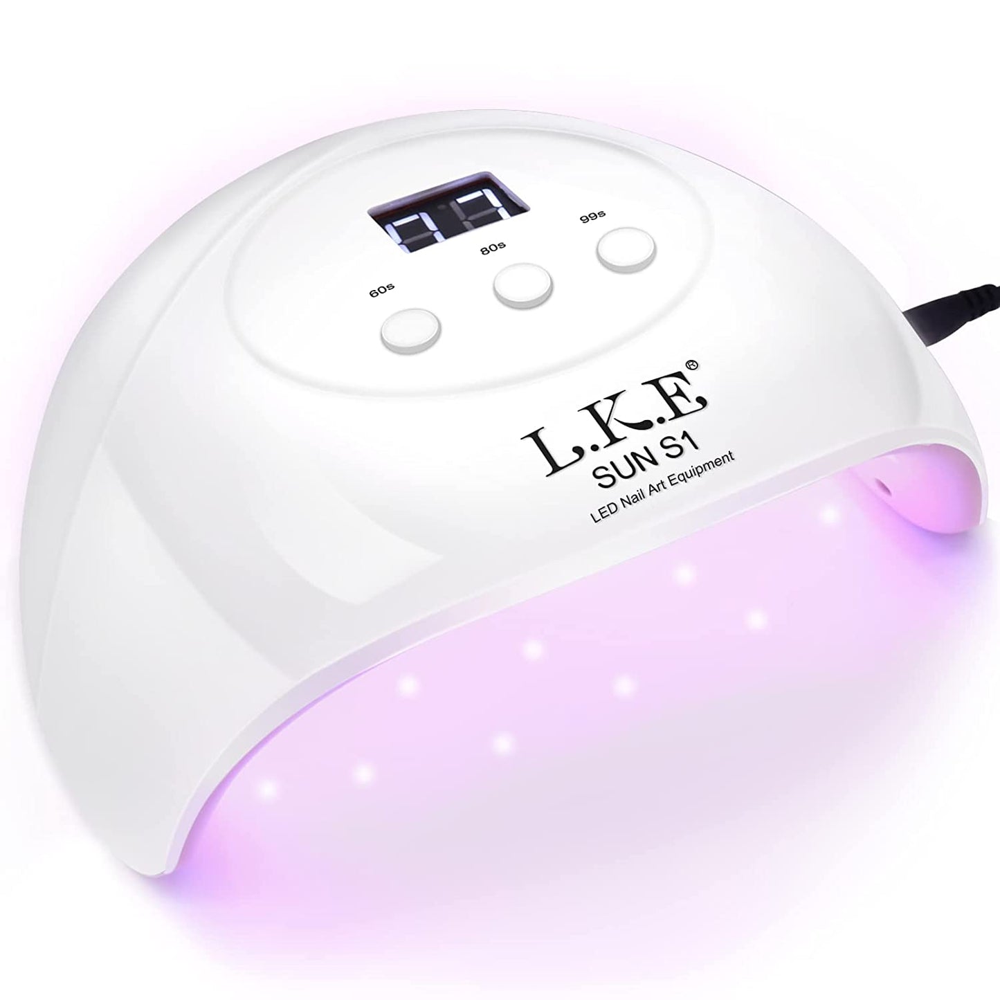 UV Light for Nails, Nail Dryer 72 W Professional Nail UV Light for Gel Polish with 3 Timers