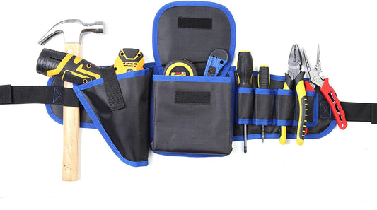 Tool Waist Bag Belt Heavy Duty Construction, Pouch Bag Apron Adjustable Waist Belt