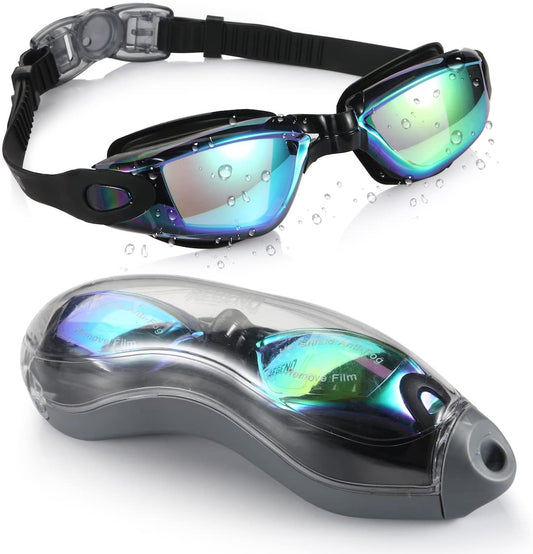 Aegend Swim Goggles, Swimming Goggles No Leaking Anti Fog Adult Men Women Youth