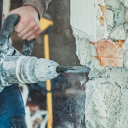 Hammer Drill Bits & Chisel Set, Carbide Tripped SDS Plus Masonry, Concrete,Stone,Brick, StorageCase