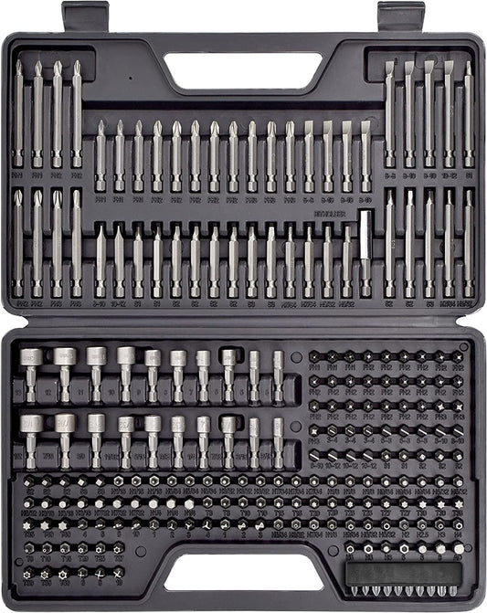 218 Piece Ultimate Screwdriver Bit Set, High Grade Carbon Steel, Hard-to-Find Security Bits